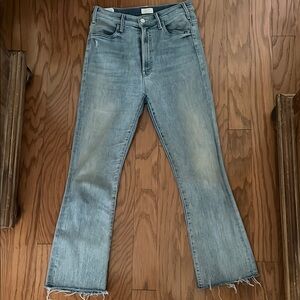 MOTHER Blue Flare & Wide Leg Jeans